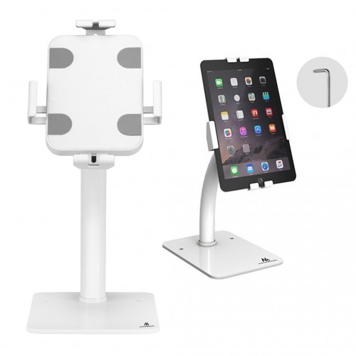 Maclean MC-468W Universal Tablet Stand Holder Lockable 7.9" - 11" Table or Wall Mounting Public Display Kiosk Sturdy Anti-Theft image 4