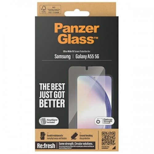 PanzerGlass Ultra-Wide Fit Sam A55 5G A556 Screen Protection Easy Aligner Included 7358 image 4