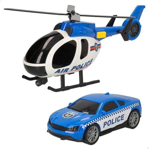 Color Baby Policijas komplekts (mašīna un helikopters) ar skaņu un gaismu 3+ CB47516 image 4