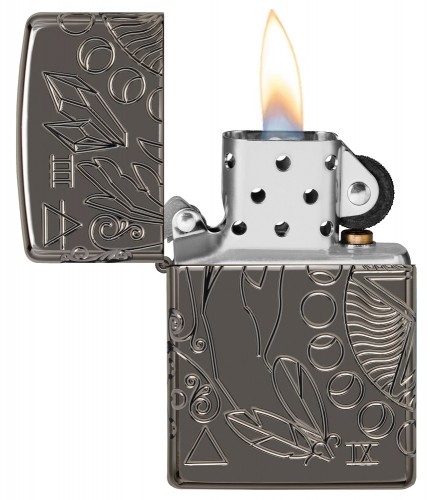 Zippo Lighter 49689 Armor® Wicca Design image 4