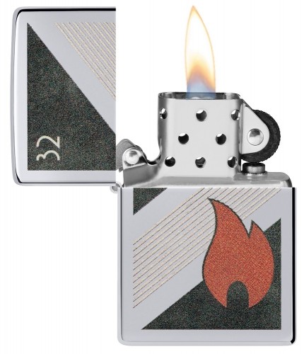 Zippo Lighter 48623 Zippo 32 Flame Design image 4
