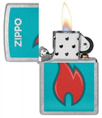 Zippo Lighter 48495 Flame Design image 4