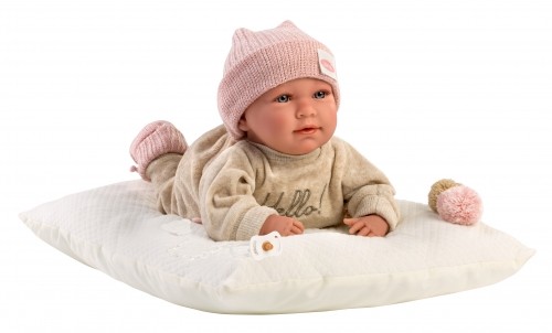 Llorens Кукла младенец Мими 42 см (одеяло, с соской, мягкое тело) Испания LL17420 image 4