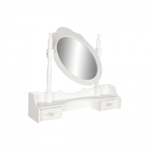 Туалетный столик Home ESPRIT Белый ABS Зеркало Деревянный MDF 75 x 42 x 140 cm image 4