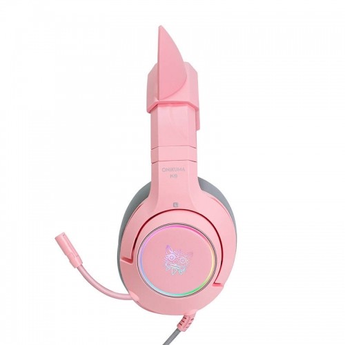 Gaming headphones ONIKUMA K9 Pink RGB image 4