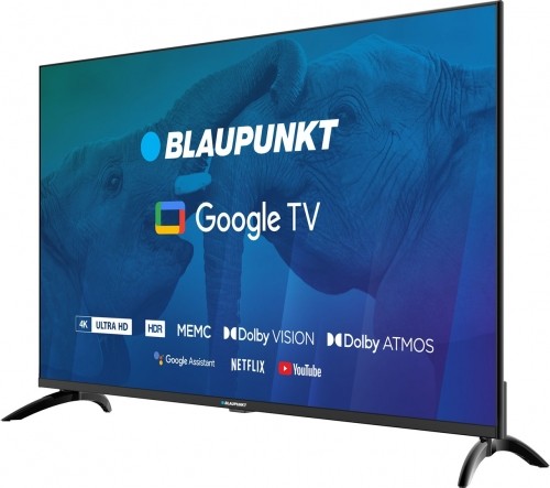 TV 43" Blaupunkt 43UBG6000S 4K Ultra HD LED, GoogleTV, Dolby Atmos, WiFi 2,4-5GHz, BT, black image 4