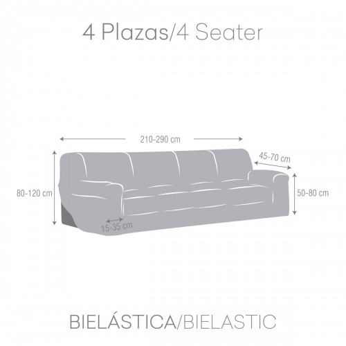 Dīvāna pārvalks Eysa JAZ Balts 70 x 120 x 290 cm image 4