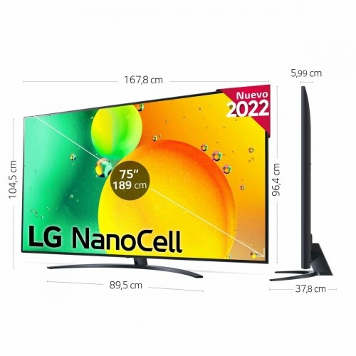 Viedais TV LG NanoCell 75" 4K Ultra HD LED HDR NanoCell image 4