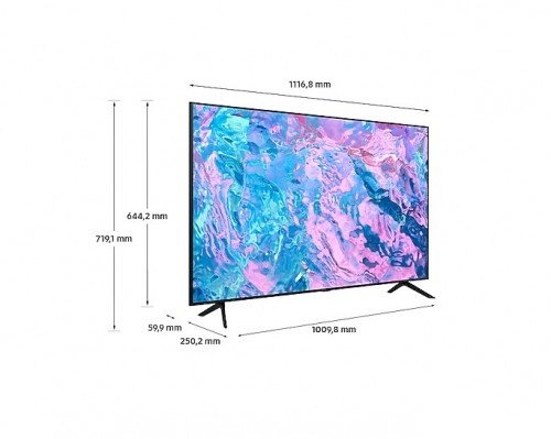 Samsung UE50CU7192U 127 cm (50") UHD+ Smart TV Wi-Fi Black image 4