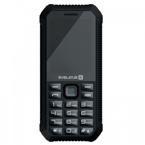 Evelatus Samson Gumijota IP67 Drošs Pogu Telefons ar Divām Sim kartēm & Ietilpīgu akumulātoru Melns image 4