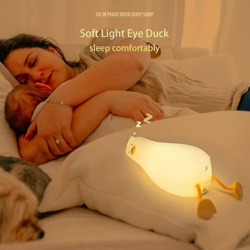 Elight LD1 Мягкая силиконовая лампа детский ночник с аккумулятором / USB-C Белый image 4