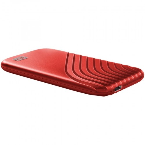Sandisk WD My Passport External SSD 500GB, USB 3.2, Red, 1050MB/s Read, 1000MB/s Write, PC & Mac Compatiable image 5