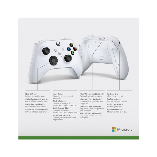 Microsoft XBOX Series Wireless Controller robot white image 5