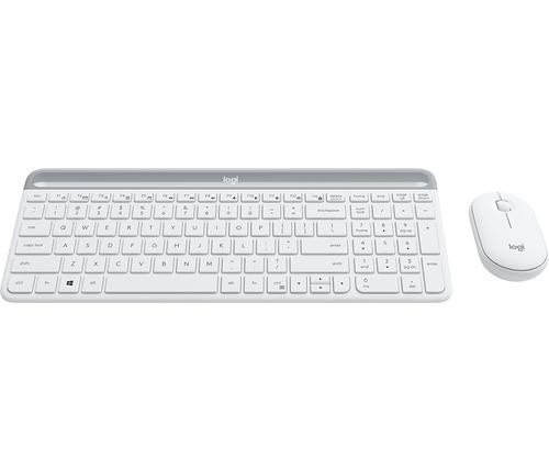 Logitech MK470 Slim Wireless Combo keyboard RF Wireless QWERTY Danish, Finnish, Norwegian, Swedish Silver, White image 5