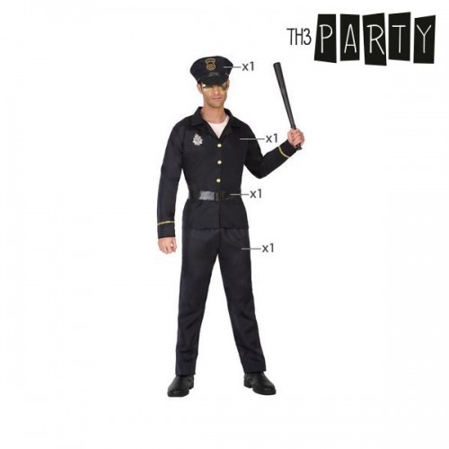 Bigbuy Carnival Маскарадные костюмы для взрослых Полицейский-парень image 5