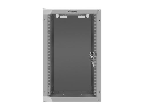 Lanberg WF10-2309-10S rack cabinet 9U Wall mounted rack Grey image 5