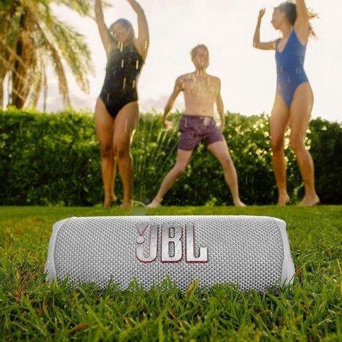 JBL bluetooth portatīvā skanda, balta - JBLFLIP6WHT image 5