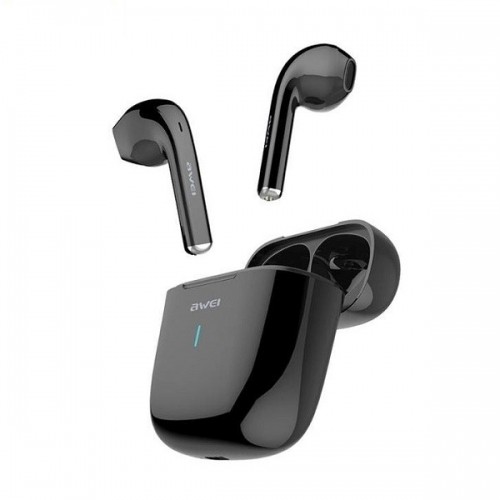 Awei Bluetooth headphones 5.0 T26 TWS + dock station black image 5