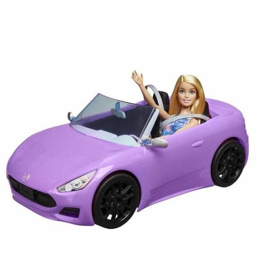 Lelle Mattel Barbie And Her Purple Convertible image 5