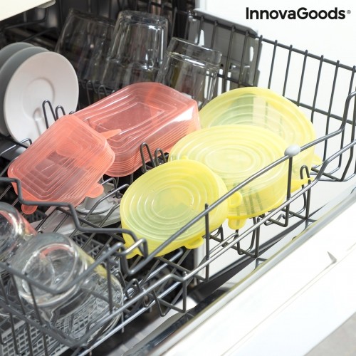 10 atkārtoti lietojamu un regulējamu virtuves vāku komplekts Lilyd InnovaGoods image 5