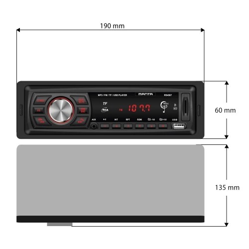 Car Radio with Bluetooth Manta RS4507 image 5
