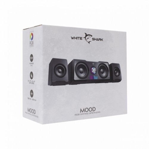 White Shark GSP-968 Mood RGB Gaming 2.2 Speaker System black image 5