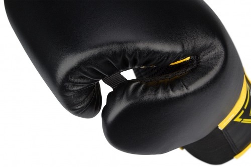 Боксерские перчатки AVENTO 41BM 8oz chernaya PU kozha image 5