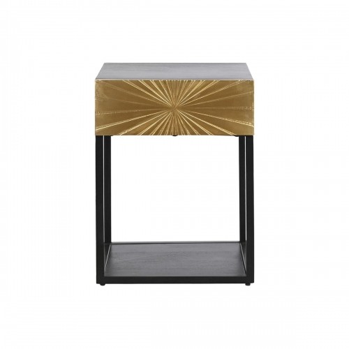 Ночной столик DKD Home Decor Позолоченный Металл Деревянный (35 x 40 x 55 cm) image 5