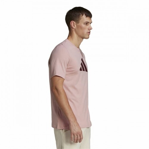 Vīriešu Krekls ar Īsām Piedurknēm Adidas Future Icons Gaiši Rozā image 5