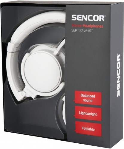 Headphones  Sencor SEP432WH image 5