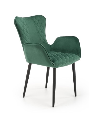 Halmar K427 chair color: dark green image 5