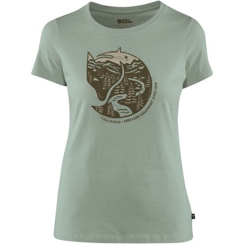 Fjallraven Arctic Fox Print T-Shirt W / Bēša / XS image 5