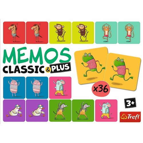 Trefl Games TREFL Memo Classic Plus Skaņas un kustības image 5