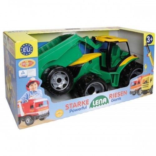 Traktors Lena ar piekabi  (kastē) 91 cm L02122 image 5