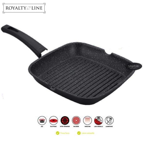 Royalty Line 28cmGrill Pan with Stone Coating image 5