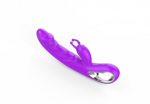 Erolab Cheeky Bunny G-spot & Clitoral Massager Purple (ZYCP01p) image 5