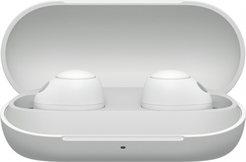 Sony wireless earbuds WF-C700N, white image 5