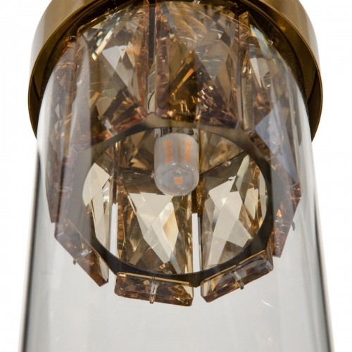 Bigbuy Home Потолочный светильник Стеклянный Позолоченный Металл 31 x 31 x 45 cm image 5