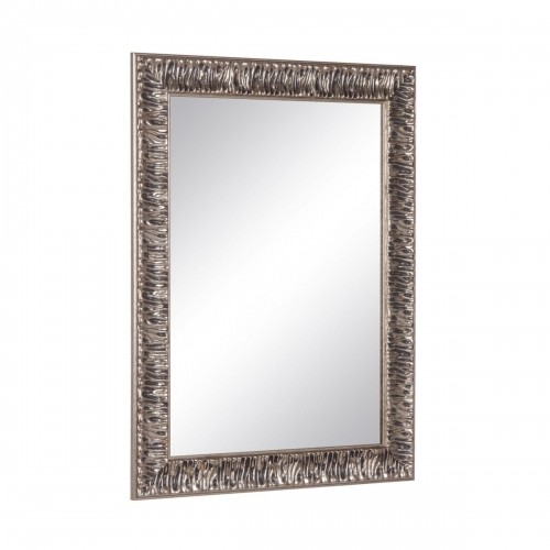Bigbuy Home Sienas spogulis 64 x 3 x 84 cm Sudrabs DMF image 5