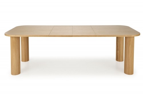Halmar ELEFANTE RECTANGLE extension table, natural oak image 5