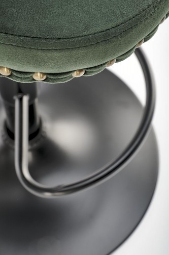 Halmar H117 bar stool, dark green image 5