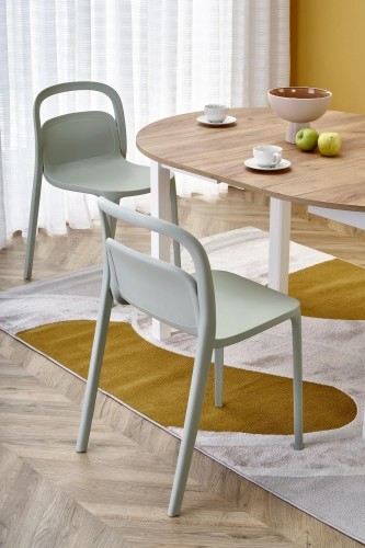 Halmar RINGO table, craft oak / white image 5