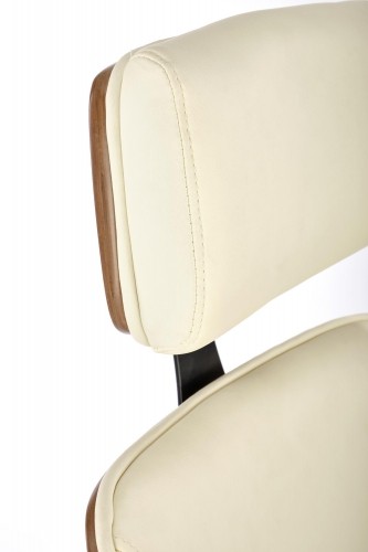 Halmar IGNAZIO chair, walnut / creamy image 5