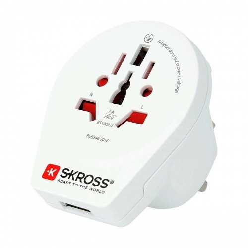 Электрический адаптер Skross 1500267 Великобритания Международный 1 x USB image 5