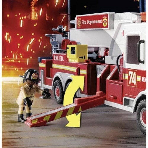 Набор машинок   Playmobil Fire Truck with Ladder 70935         113 Предметы image 5