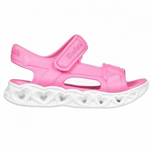 Детская сандалии Skechers Lighted Molded Top Розовый image 5