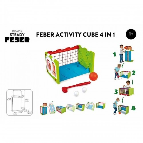 Prasmju Spēle Feber Activity Cube 4 in 1 Multisports image 5