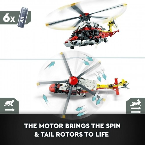 Transportlīdzekļu Rotaļu Komplekts   Lego Technic 42145 Airbus H175 Rescue Helicopter         2001 Daudzums image 5