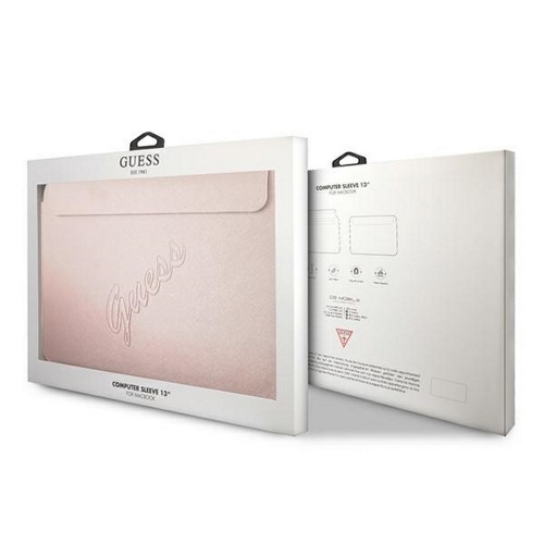 OEM Original GUESS Laptop Sleeve Saffiano Script GUCS13PUSASPI 13 inches pink image 5
