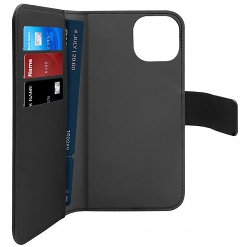 Puro Wallet Detachable iPhone 14 Plus 6,7" 2w1 MagSafe czarne|black PUIPC1467BKMAG1BLK image 5